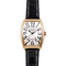 Cintree Curvex Automatic Gold Case Men's Watch with Leather Strap